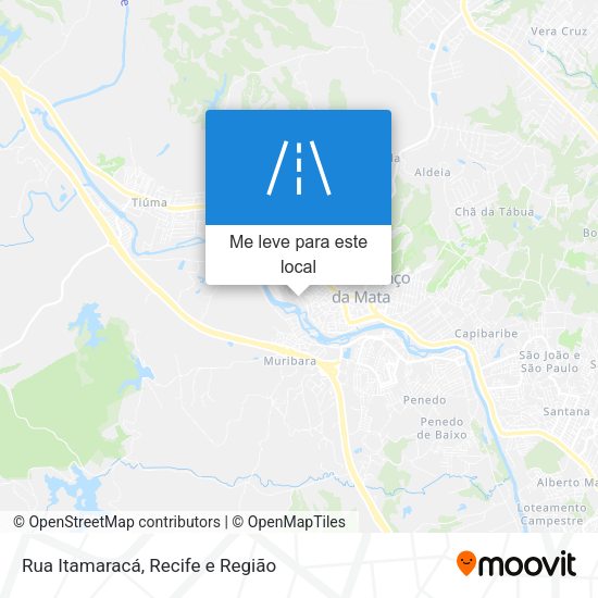Rua Itamaracá mapa