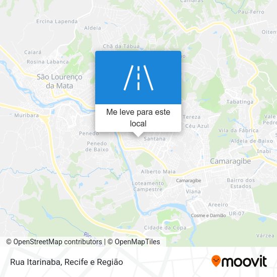 Rua Itarinaba mapa