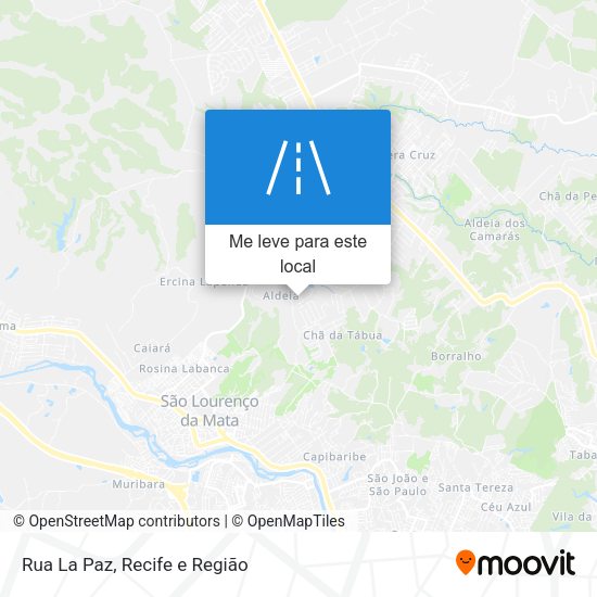 Rua La Paz mapa
