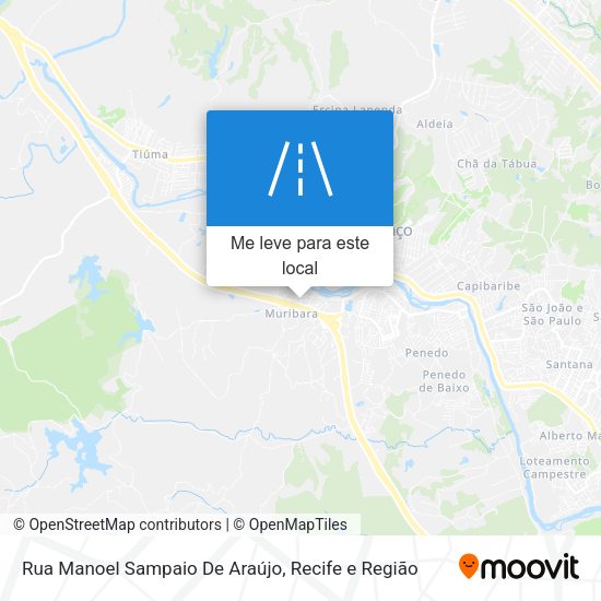 Rua Manoel Sampaio De Araújo mapa