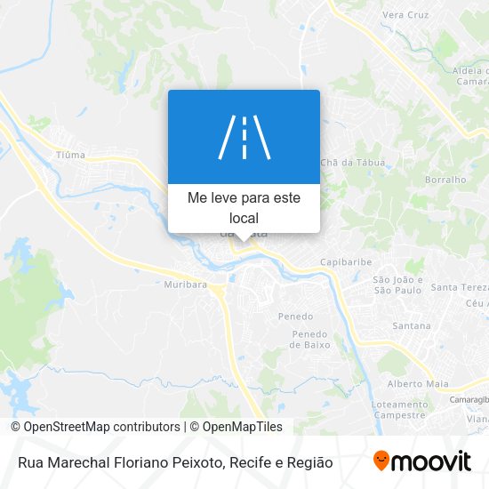 Rua Marechal Floriano Peixoto mapa