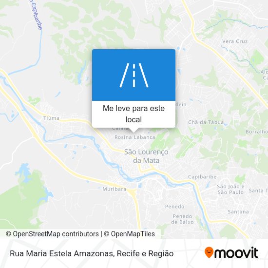 Rua Maria Estela Amazonas mapa