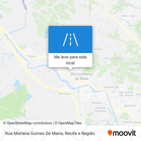 Rua Mariana Gomes De Maria mapa