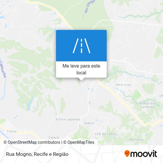 Rua Mogno mapa