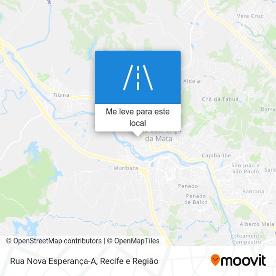 Rua Nova Esperança-A mapa