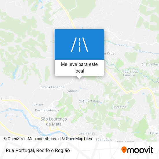 Rua Portugal mapa