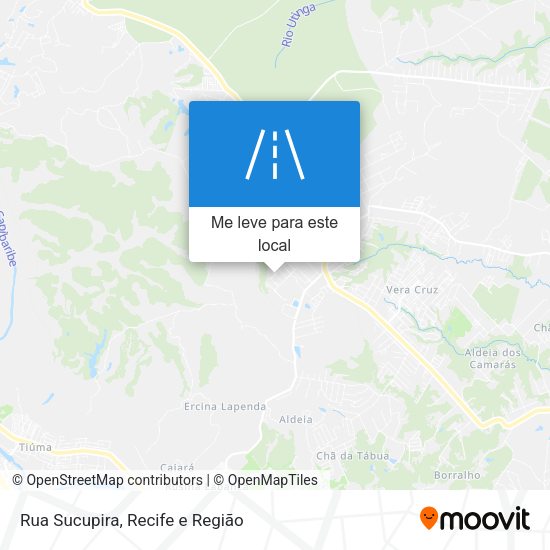 Rua Sucupira mapa