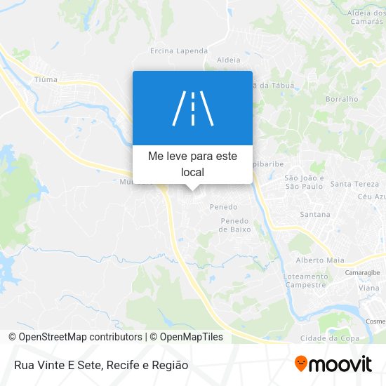 Rua Vinte E Sete mapa