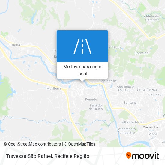 Travessa São Rafael mapa