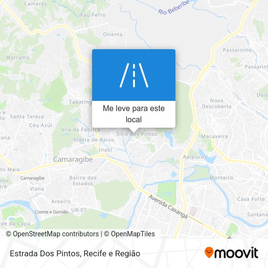 Estrada Dos Pintos mapa