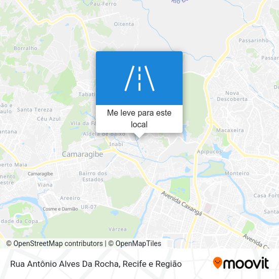 Rua Antônio Alves Da Rocha mapa