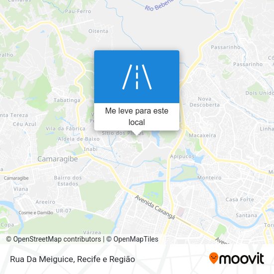 Rua Da Meiguice mapa