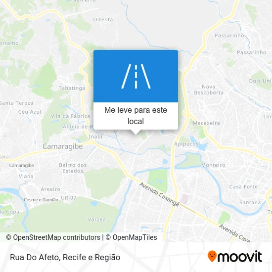 Rua Do Afeto mapa