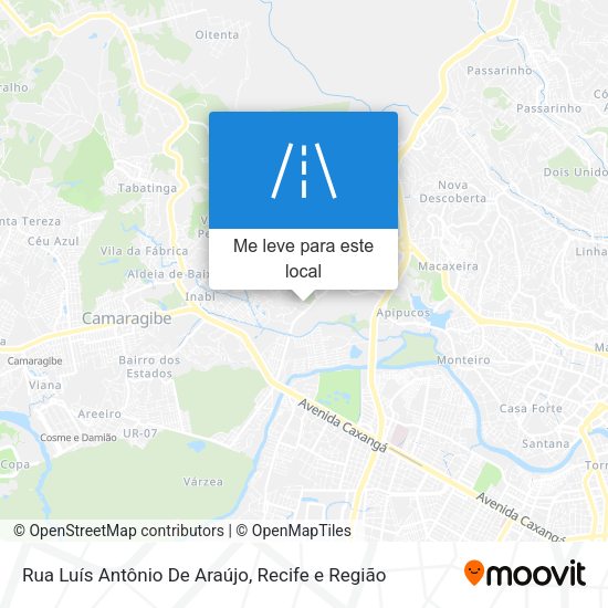 Rua Luís Antônio De Araújo mapa