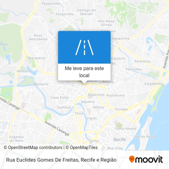 Rua Euclides Gomes De Freitas mapa