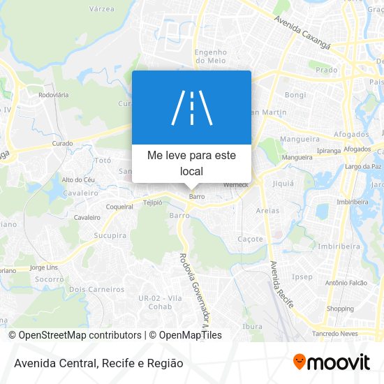 Avenida Central mapa