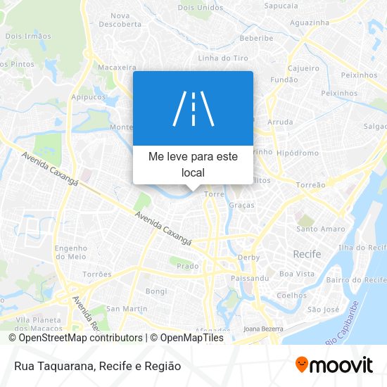 Rua Taquarana mapa