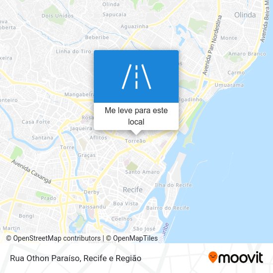 Rua Othon Paraíso mapa