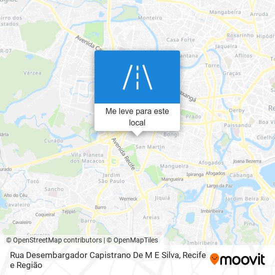 Rua Desembargador Capistrano De M E Silva mapa