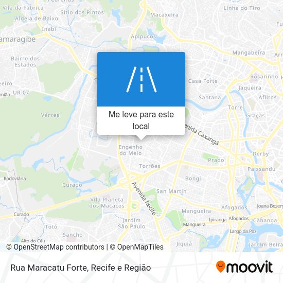Rua Maracatu Forte mapa