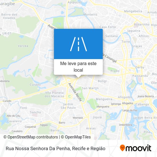 Rua Nossa Senhora Da Penha mapa