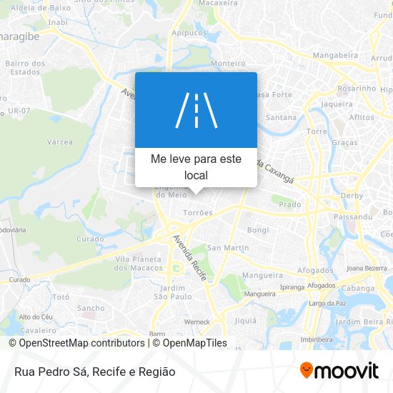 Rua Pedro Sá mapa
