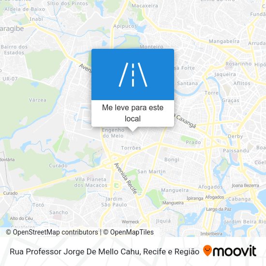Rua Professor Jorge De Mello Cahu mapa