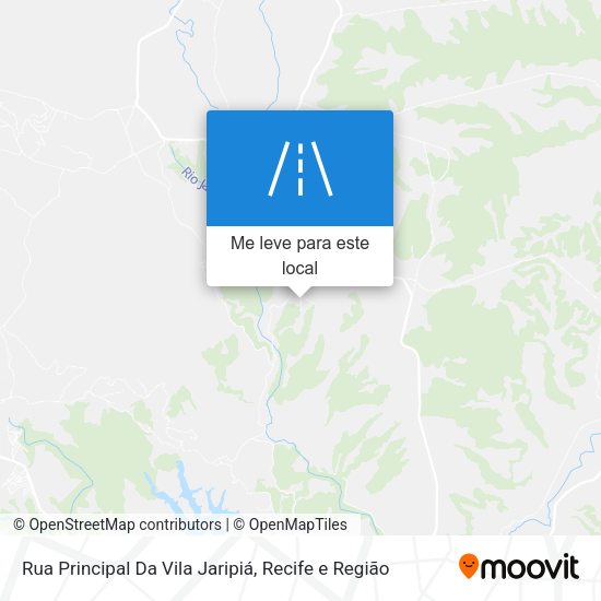 Rua Principal Da Vila Jaripiá mapa
