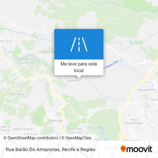 Rua Barão Do Amazonas mapa