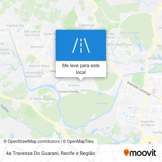 4a Travessa Do Guarani mapa