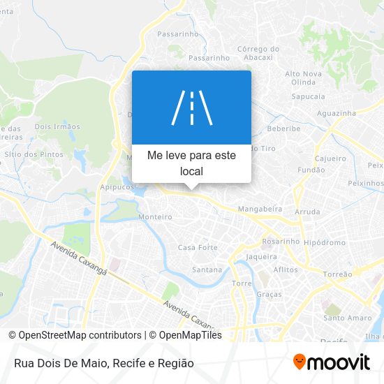 Rua Dois De Maio mapa