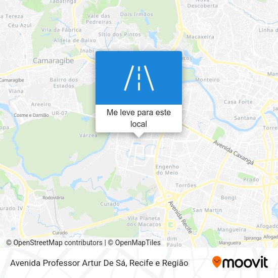 Avenida Professor Artur De Sá mapa