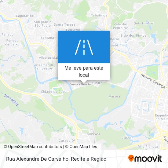 Rua Alexandre De Carvalho mapa
