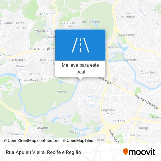 Rua Apuleu Vieira mapa