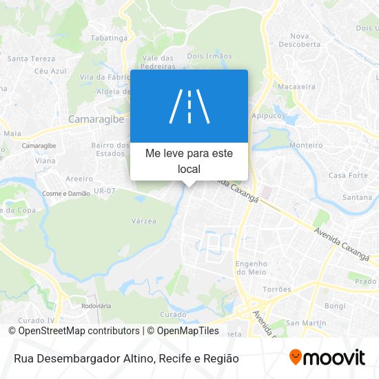 Rua Desembargador Altino mapa