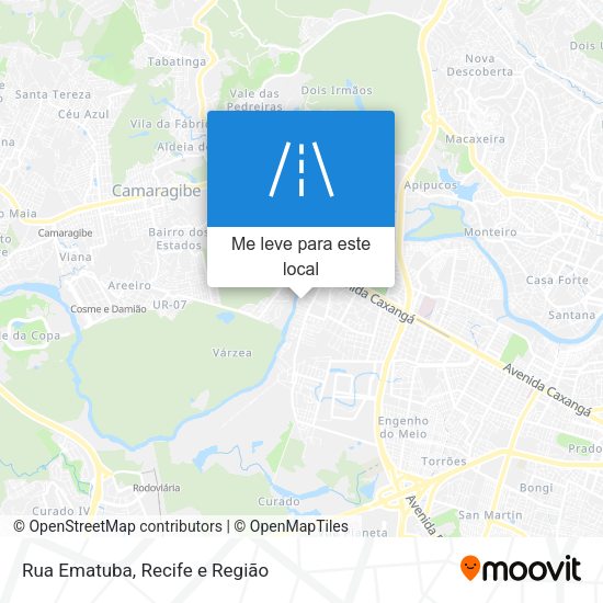 Rua Ematuba mapa