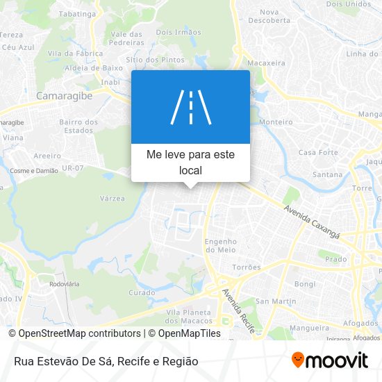 Rua Estevão De Sá mapa