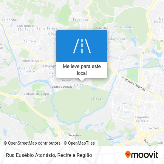 Rua Eusébio Atanásio mapa