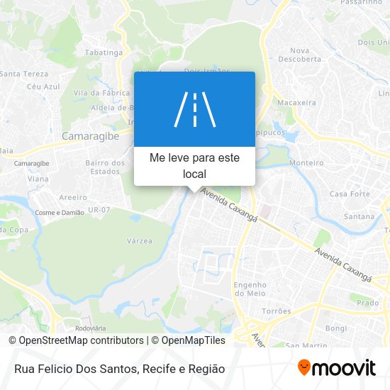 Rua Felicio Dos Santos mapa