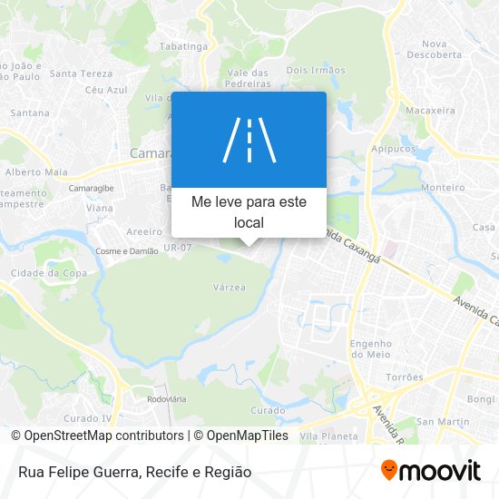 Rua Felipe Guerra mapa