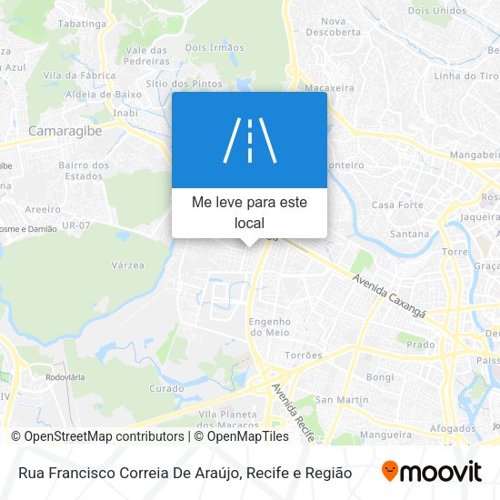 Rua Francisco Correia De Araújo mapa
