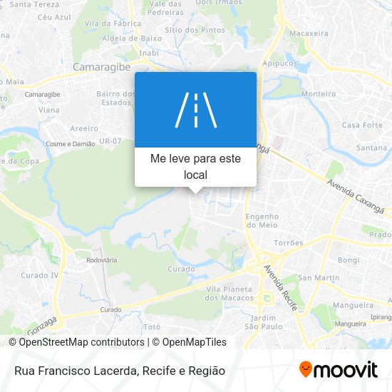 Rua Francisco Lacerda mapa