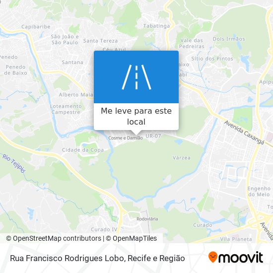 Rua Francisco Rodrigues Lobo mapa