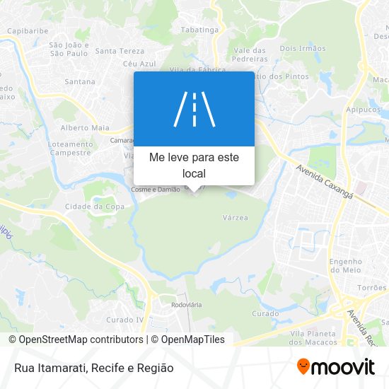 Rua Itamarati mapa