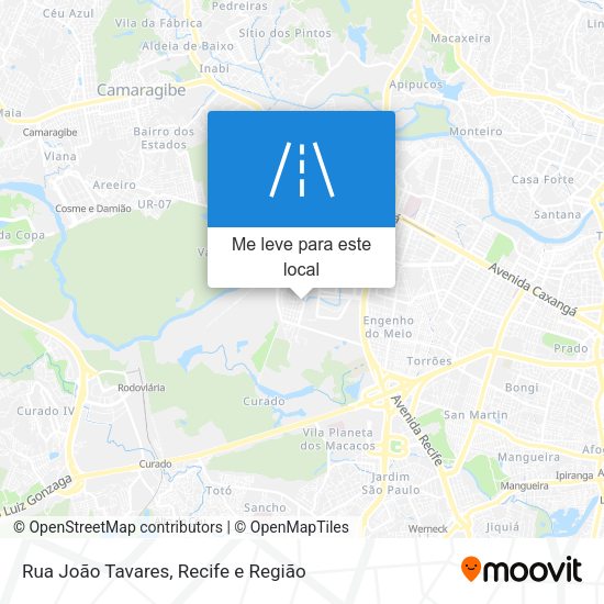 Rua João Tavares mapa