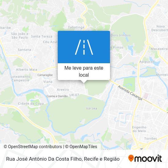 Rua José Antônio Da Costa Filho mapa