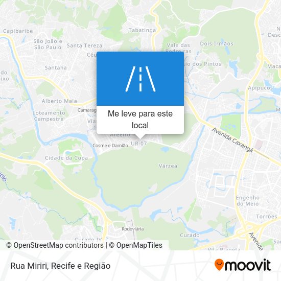 Rua Miriri mapa
