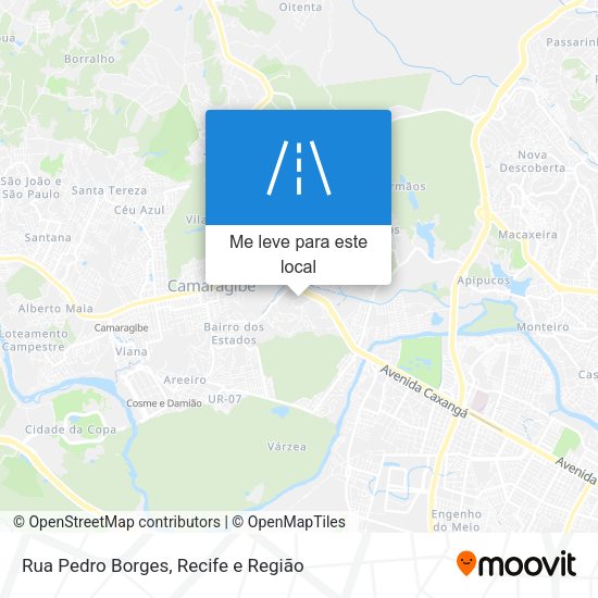 Rua Pedro Borges mapa