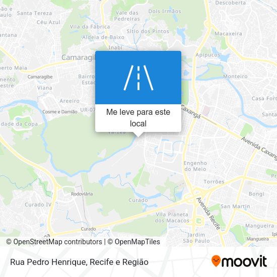 Rua Pedro Henrique mapa