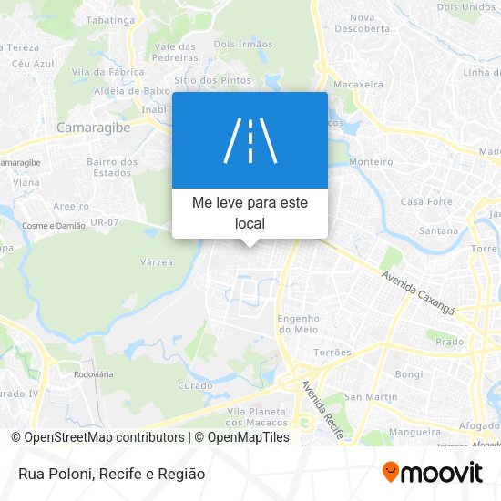 Rua Poloni mapa